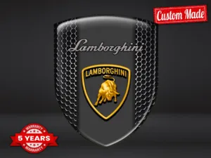 Lamborghini Adesivi Lunotto Eleganti Alta Qualità Regolabili
